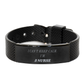 black nurse engraved mesh bracelet i cant keep calm gift for graduation and christmas
