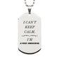 vice principal engraved silver dog tag unique gift for vice principal i cant keep calm perfect for graduation birthday and christmas