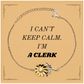 unique sunflower bracelet for clerk i cant keep calm im a clerk perfect gift for work anniversary birthday and graduation inspirational jewelry for confidence and hope