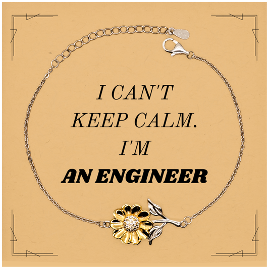 engineer sunflower bracelet unique inspirational gift for graduation christmas and beyond