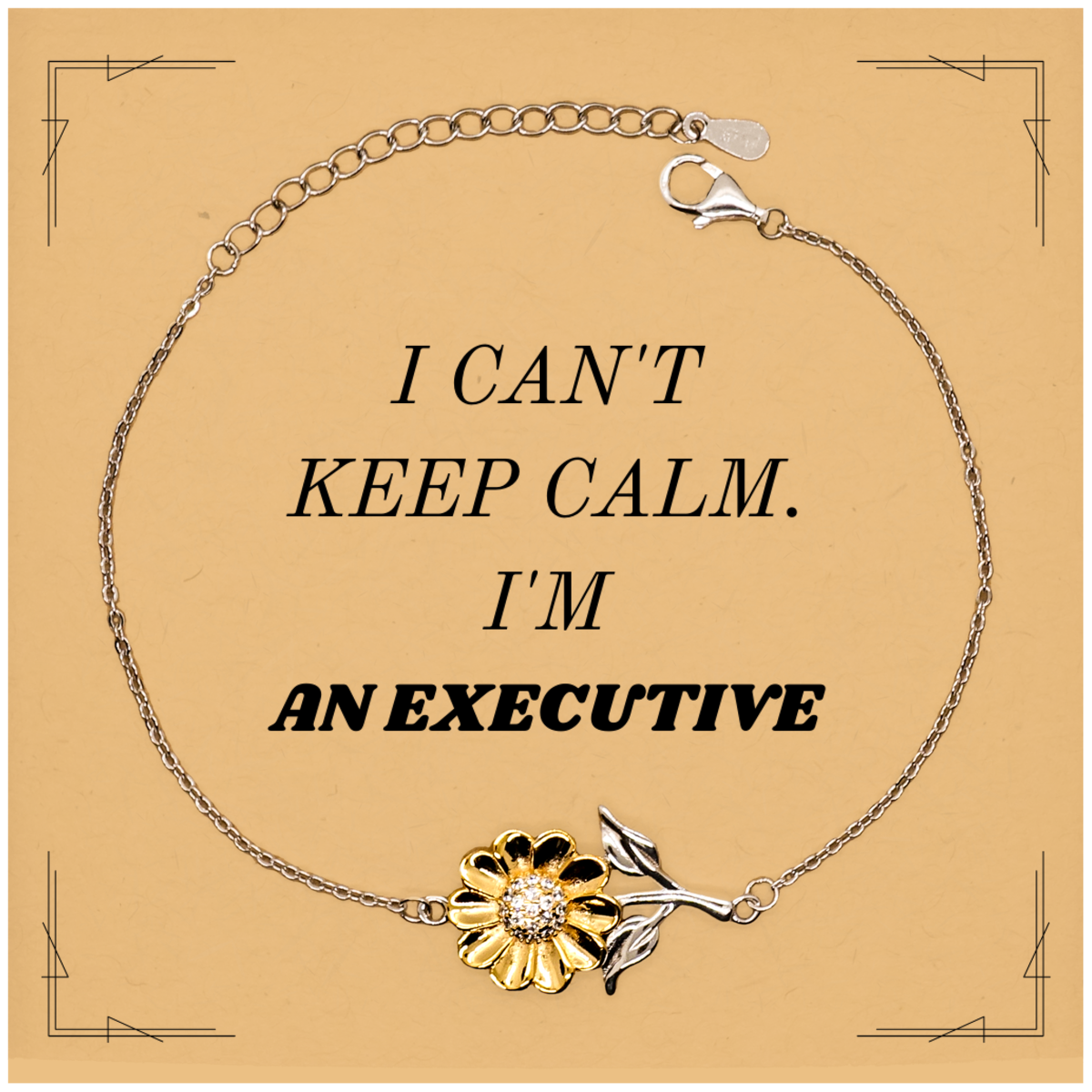 executive sunflower bracelet unique executive gift for confidence and inspiration