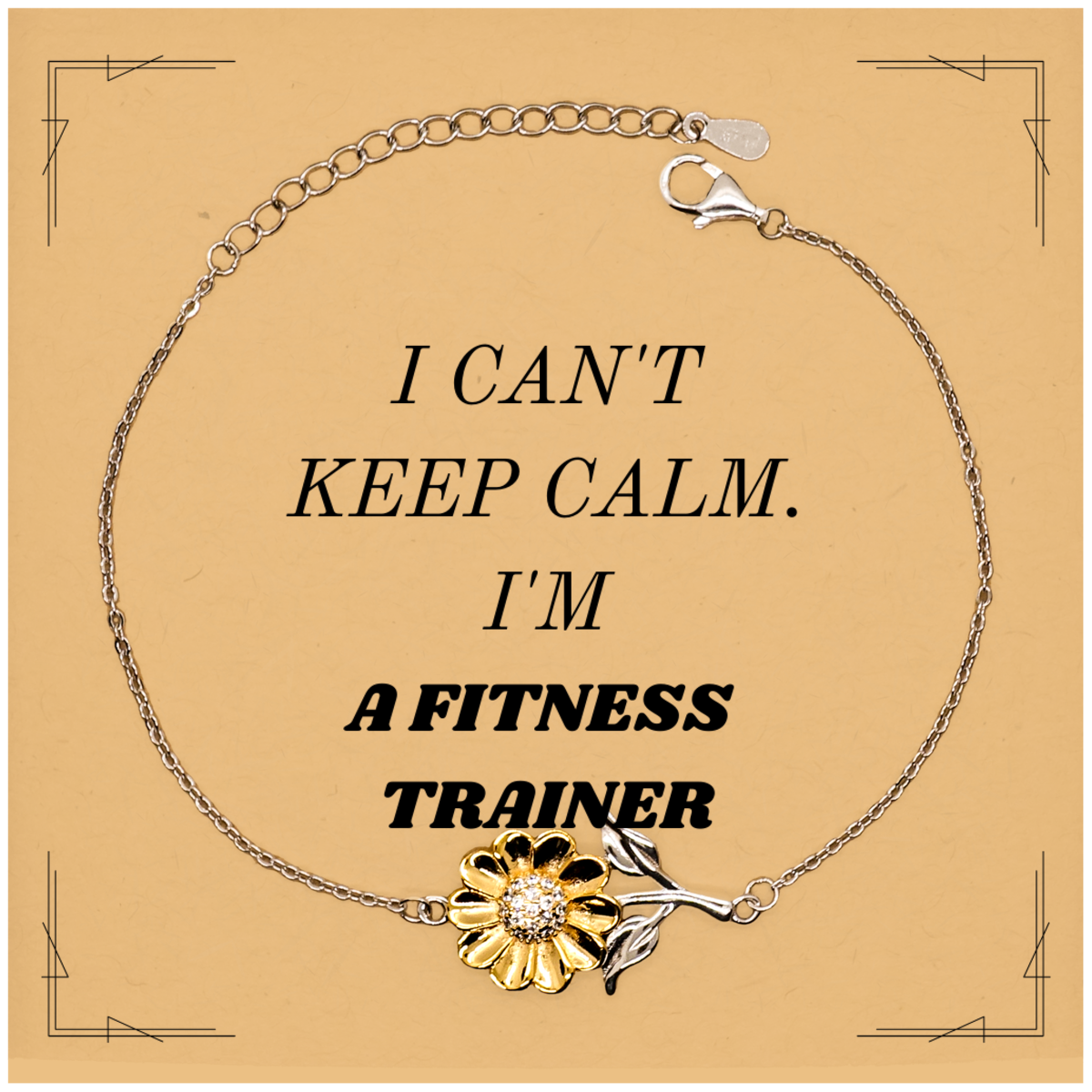 fitness trainer inspirational sunflower bracelet perfect gift for birthday christmas or graduation confidence and hope