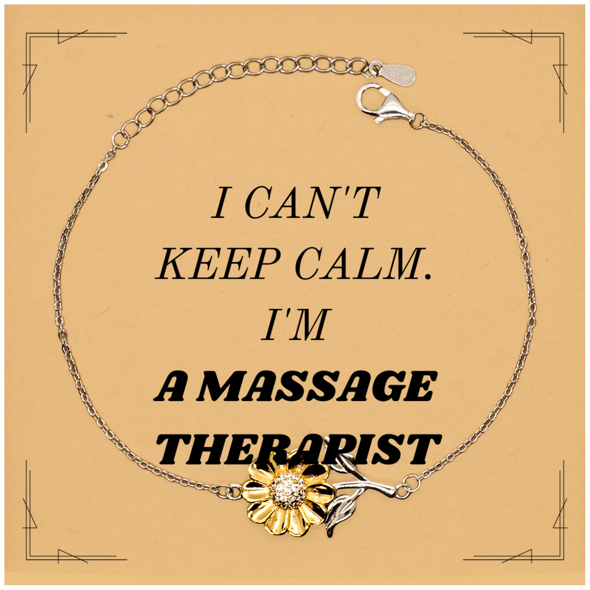 sunflower bracelet for massage therapist unique engraved gift for confidence and inspiration perfect for birthdays and holidays