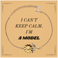 Model I Cant Keep Calm Sunflower Bracelet Inspirational Confidence Gift for Christmas and Birthday