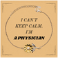 Physician Sunflower Bracelet I Cant Keep Calm Confidence Gift for Graduation and Birthday