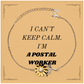 Postal Worker Sunflower Bracelet - I Cant Keep Calm Unique Gift for Christmas and Birthday