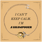 Sunflower Bracelet Shampooer - I Cant Keep Calm, Confidence, Perfect Gift for Holidays