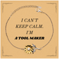 Tool Maker Sunflower Bracelet - Unique Gift for Graduation, Veterans Day, and Christmas - I Cant Keep Calm, Im a Tool Maker