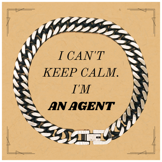 Elegante pulsera de cadena de eslabones cubanos para el agente seguro de sí mismo: regalo de graduación perfecto