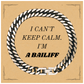 Unique Cuban Link Chain Bracelet for Bailiffs - I Cant Keep Calm, Im a Bailiff - Perfect Gift for Graduation, Christmas, and Veterans Day - Confidence-Boosting Jewelry for Bailiffs
