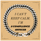 Compliance Officer Cuban Link Chain Bracelet - I Cant Keep Calm, Perfect Gift for Birthday, Anniversary, Christmas - Confidence, Hope, Inspirational Jewelry for Compliance Officer