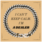 Dealer Cuban Link Chain Bracelet - Unique Engraved Confidence Gift for Him on Birthday, Christmas, Graduation - I Cant Keep Calm, Im a Dealer