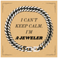 Jeweler Cuban Link Chain Bracelet - Unique Jewelry Gift for Birthday, Christmas, and Graduation - I Cant Keep Calm