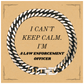 Cuban Link Chain Bracelet for Law Enforcement Officer - I Cant Keep Calm, Perfect Gift for Birthday, Graduation, Christmas, and Holidays - Unique Engraved Jewelry to Show Confidence and Hope