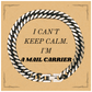 Unique Cuban Link Chain Bracelet for Mail Carrier - I Cant Keep Calm, Its a Mail Carrier Thing - Perfect Gift for Birthday, Christmas, Graduation or Veterans Day - Confidence-Boosting Bracelet for Mail Carrier Appreciation - Must-Have Cuban Link Chain f