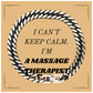 Massage Therapist Engraved Cuban Link Chain Bracelet - Perfect Gift for Relaxation Lovers on Christmas, Birthday, and Graduation
