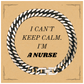 Nurse I Cant Keep Calm Cuban Link Bracelet Gift for Graduation and Holidays