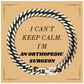 Orthopedic Surgeon Engraved Cuban Link Chain Bracelet - Perfect Gift for Graduation or Christmas - I Cant Keep Calm