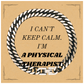 Physical Therapist Cuban Link Chain Bracelet - I Cant Keep Calm Inspirational Gift for Graduation and Birthday