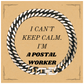 Postal Worker Cuban Link Chain Bracelet - I Cant Keep Calm, Perfect Gift for Christmas, Graduation, and Birthday
