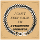 Telephone Operator Cuban Link Chain Bracelet - Unique Gift for any occassion, I cant keep calm.