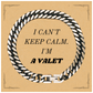 I cant keep calm. Im Valet Cuban Link Chain Bracelet for Men - Perfect Gift for Birthday, Anniversary, Graduation, and Veterans Day - Stylish and Unique Valet Statement Piece for Confidence and Style