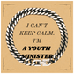 Unique Cuban Link Chain Bracelet for Youth Minister - I Cant Keep Calm, Im Youth Minister - Ideal Gift for Birthday, Graduation, and Christmas