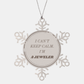 Snowflake Ornament Jeweler - Unique Christmas Gift for Confidence and Hope