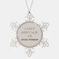 Oil Worker Snowflake Ornament I cant keep calm Christmas Gift