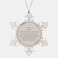 Snowflake Ornament Nonna Engraved Christmas Gift Appreciation Love for You