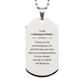 unbiological mother silver dog tag my love and appreciation engraved for mothers day christmas birthday gifts from a distance