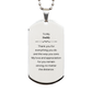 daddy engraved silver dog tag my love and appreciation remain strong fathers day gift for him unique appreciation token for veterans birthday christmas and graduation