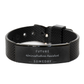 Future Administrative Assistant Bracelet Black Shark Mesh- Confidence Inspired Gift for Graduation, Birthday, Christmas - Unique and Perfect Accessory for Aspiring Administrators