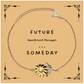Future Apartment Manager Sunflower Bracelet | Inspirational Graduation Gift for Apartment Managers with Hope and Confidence