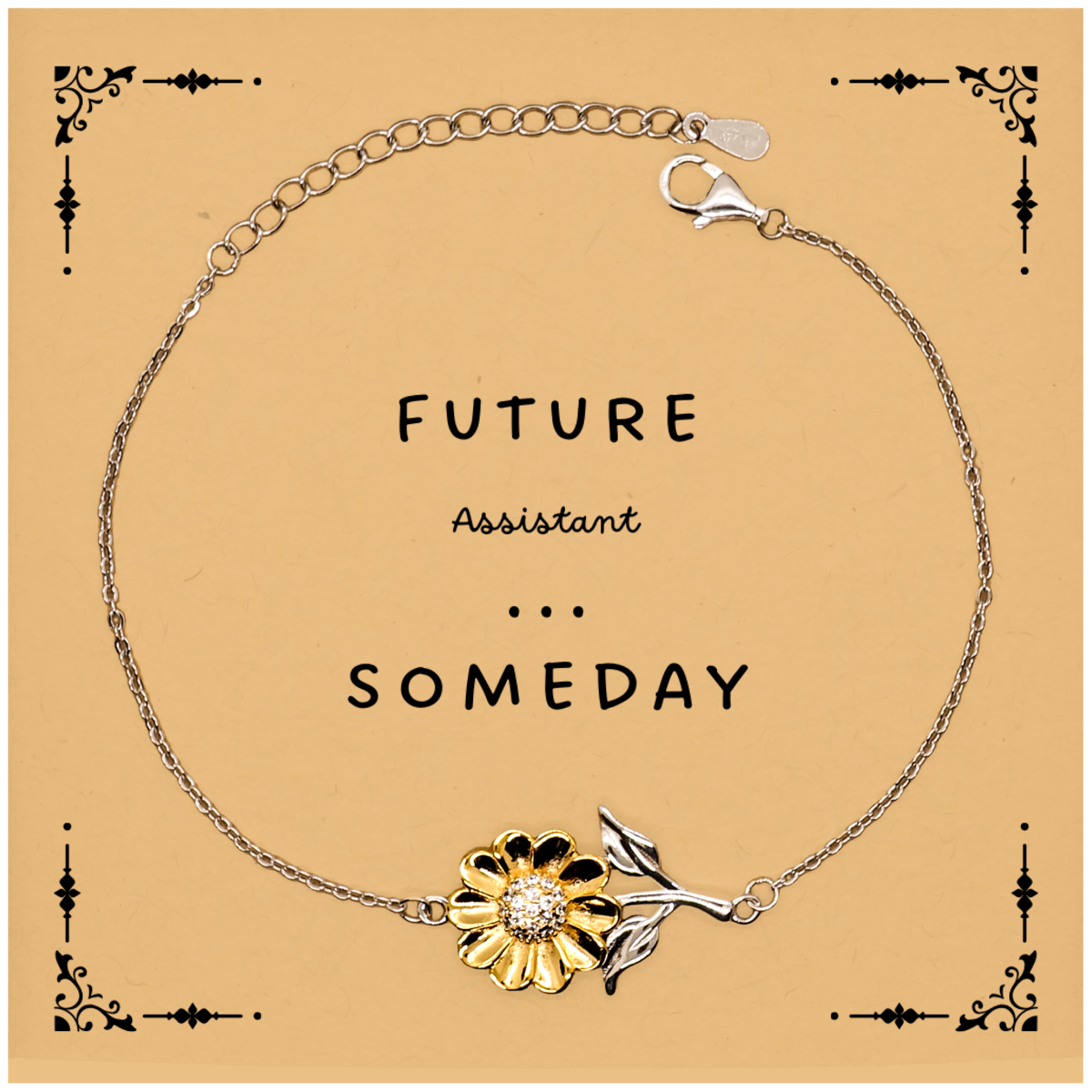 Future Assistant Sunflower Bracelet for Inspiring Confidence, Graduation, and Hope