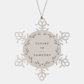 Future Cook Snowflake Ornament Graduation Hope Inspirational Gift for Christmas