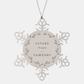 Therapist Snowflake Ornament - Future Therapist Inspirational Christmas Gift for Graduation and Holidays