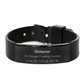 black shark mesh bracelet shampooer - only because being freaking awesome is not an official job title - confidence, inspiration, holidays, graduation gift