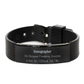 sonographer black shark mesh bracelet - because being awesome is not officially recognized - perfect gift for graduation, christmas, and holidays