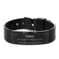 surgeon black shark mesh bracelet - because freaking awesome isnt an official job title, unique gift for graduation, birthday, and holidays