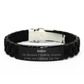 sailor engraved black glidelock clasp bracelet - only freaking awesome job title, confidence, graduation, veterans day