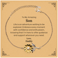 Sunflower bracelet for son, 18k gold plated sterling silver gift, meaningful daddy's unique gift.