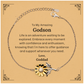 to my amazing godson supporting sunflower bracelet life is an adventure waiting to be explored birthday unique gifts for godson from goddad