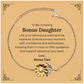 Stunning Bonus Daughter Sunflower Bracelet. Gold-plated sterling silver gift for her.