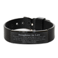 daughter in law motivational gifts from father in law remember to never give up no matter what inspirational birthday black shark mesh bracelet for daughter in law