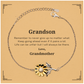 Inspirational sunflower bracelet for grandson, 18k gold sterling silver gift from grandma.