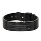 gifts for school psychologist in a world where you can be anything appreciation birthday black shark mesh bracelet for men women friends coworkers