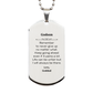godson motivational gifts from goddad remember to never give up no matter what inspirational birthday silver dog tag for godson