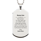 bonus son motivational gifts from bonus mom remember to never give up no matter what inspirational birthday silver dog tag for bonus son